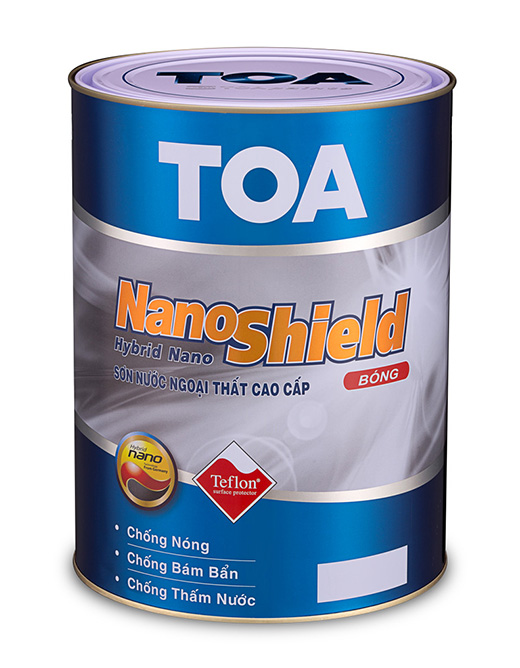 Sơn nước ngoại thất cao cấp TOA NanoShield 